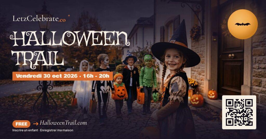 Flyer for Halloween Trail Luxembourg