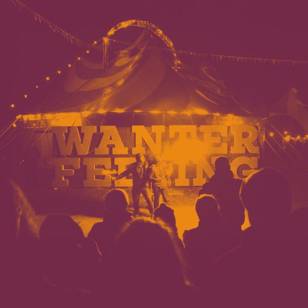Flyer for Wanterfeeling: winter festival at Sanem castle